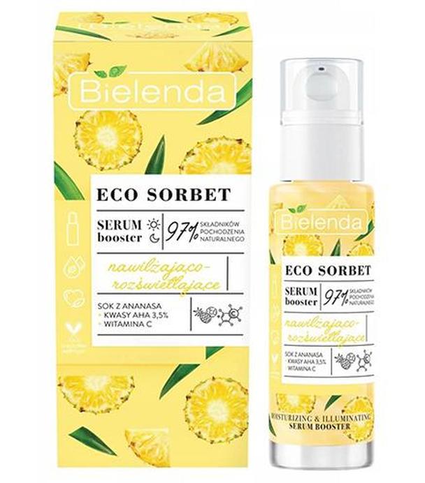 Bielenda Eco Sorbet Ananas Serum booster nawilżająco - rozświetlające - 30 ml - cena, opinie, właściwości