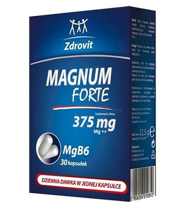 Zdrovit Magnum Forte 375 mg - 30 kaps.
