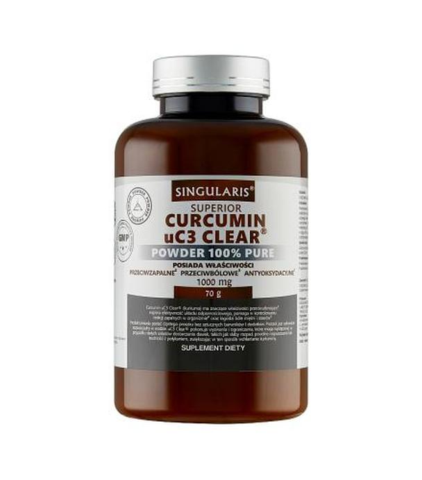 Singularis Curcumin uC3 Clear Powder 100 % Pure - 70 g - cena, opinie, właściwości