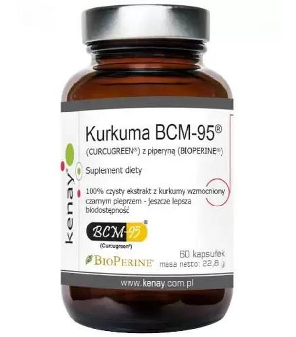 Kenay, Kurkuma BCM-95, kapsułki, 60 sztuk