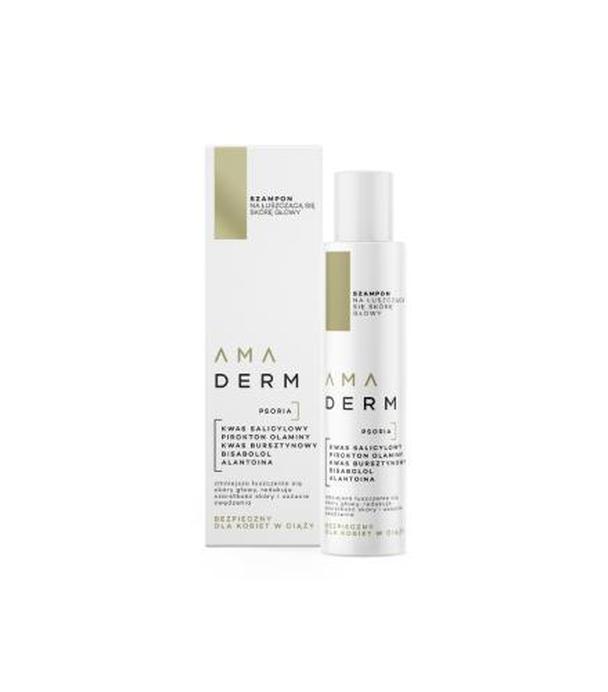 Amaderm Psoria Szampon na łuszczącą się skórę głowy, 200 ml