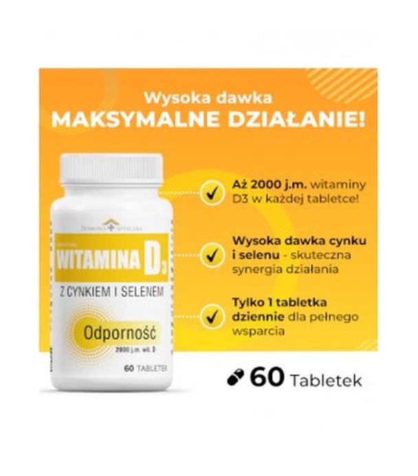 Domowa Apteczka Witamina D3 z cynkiem i selenem, 60 tabletek