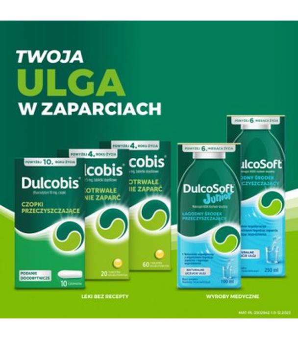 DULCOSOFT JUNIOR roztwór doustny, 100 ml. na zaparcia u dzieci, cena, opinie, wskazania