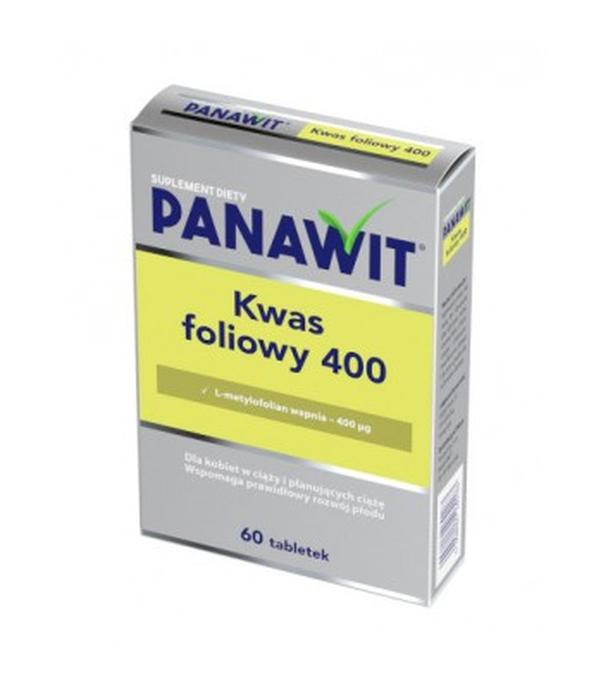 Panawit Kwas foliowy 400, 60 tabletek  - ważny do 2025-05-31