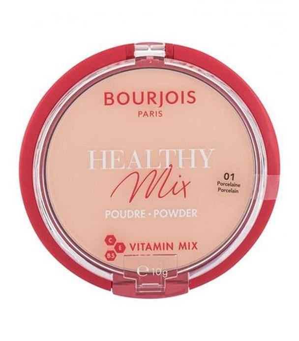 BOURJOIS Healthy Mix Powder Puder Prasowany 01 Porcelaine - 10 g - cena, opinie, wskazania