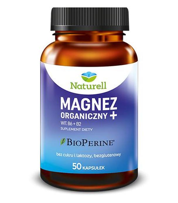 Naturell Magnez Organiczny+, 50 kapsułek, cena, opinie, wskazania - ważny do 2025-04-01