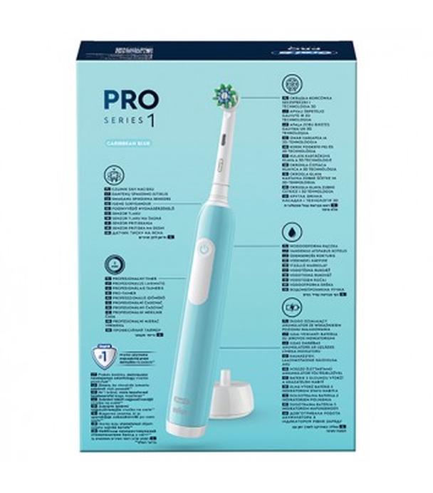 Oral-B Pro Series 1 Niebieska i czarna szczoteczka elektryczna, 2 sztuki