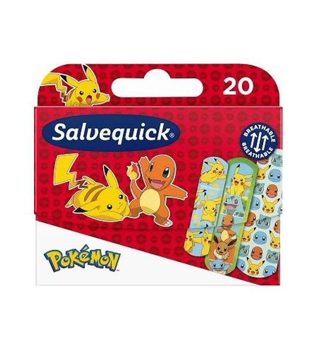 Salvequick Kids Plastry Pokemon, 20 sztuk