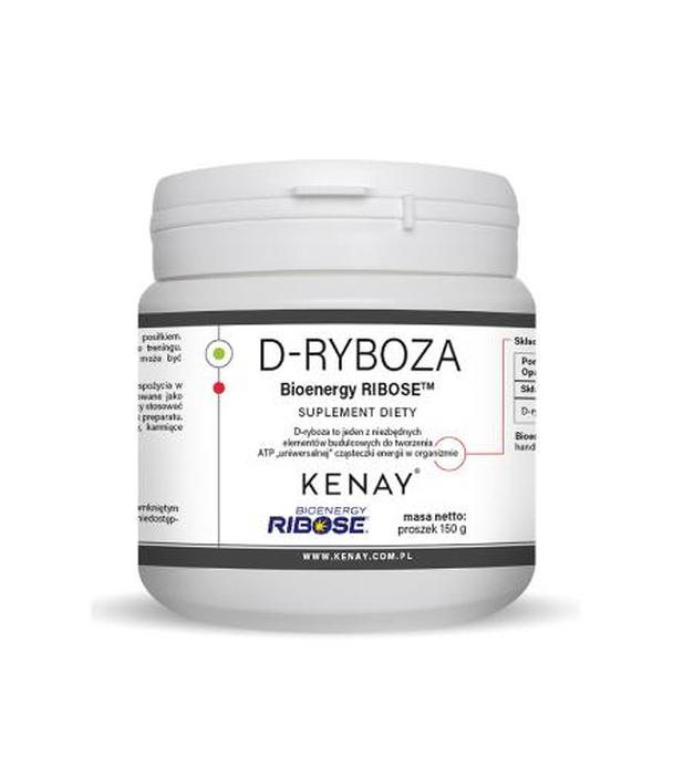 Kenay, D-Ryboza Bioenergy Ribose, 150 g