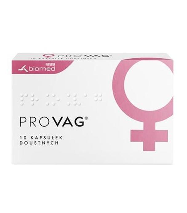 PROVAG - 10 kaps. Probiotyk dla kobiet - cena, opinie, wskazania