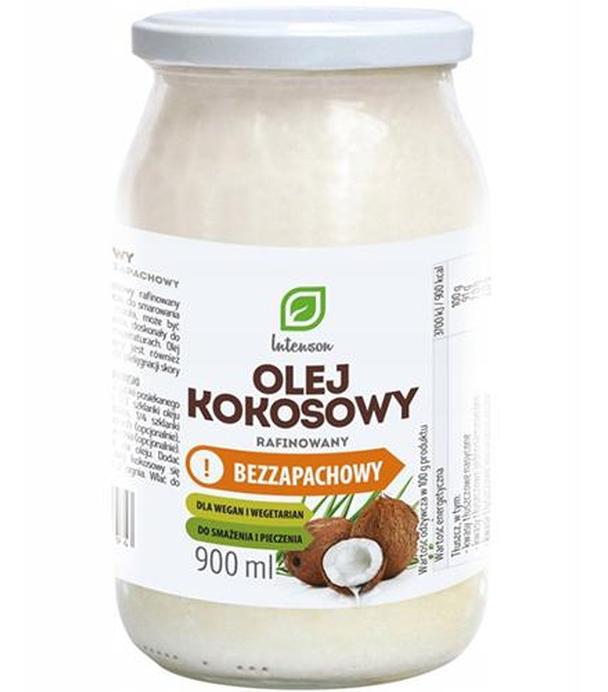 INTENSON Olej kokosowy rafinowany bezzapachowy - 900 ml - ważny do 2025-03-10