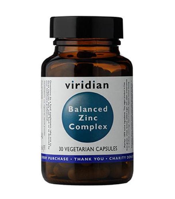 Viridian Cynk Complex - 90 kaps. Na skórę włosy i paznokcie - cena, opinie, stosowanie