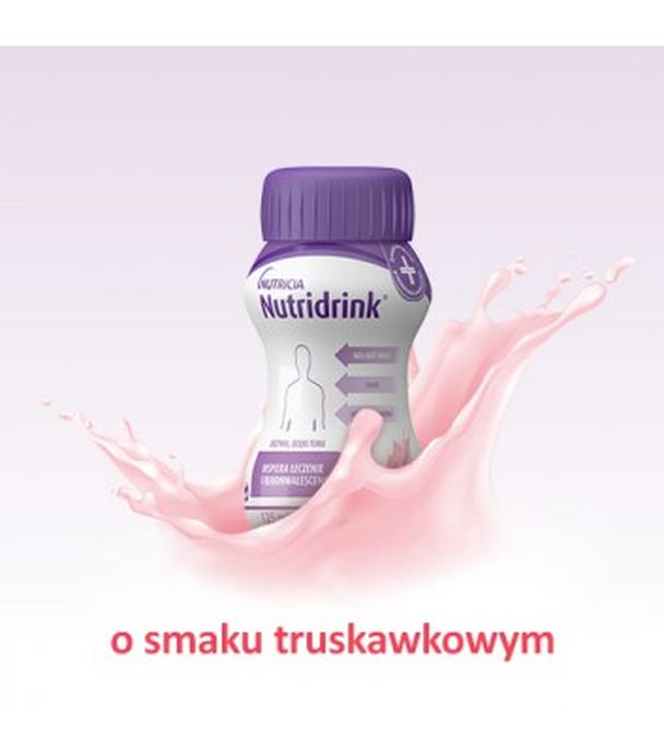 NUTRIDRINK o smaku truskawkowym, 4 x 125 ml - ważny do 2024-11-17