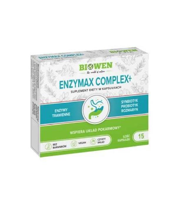Biowen, Enzymax Complex+, kapsułki, 15 sztuk