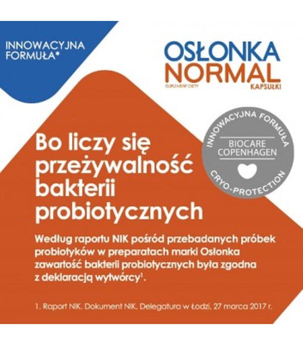 OSŁONKA NORMAL , 10 kaps., cena, wskazania, właściwości - ważny do 2025-06-30