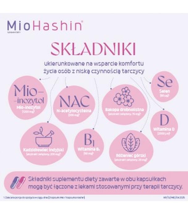 MioHashin, 60 kapsułek Mio + 30 kapsułek Hashin
