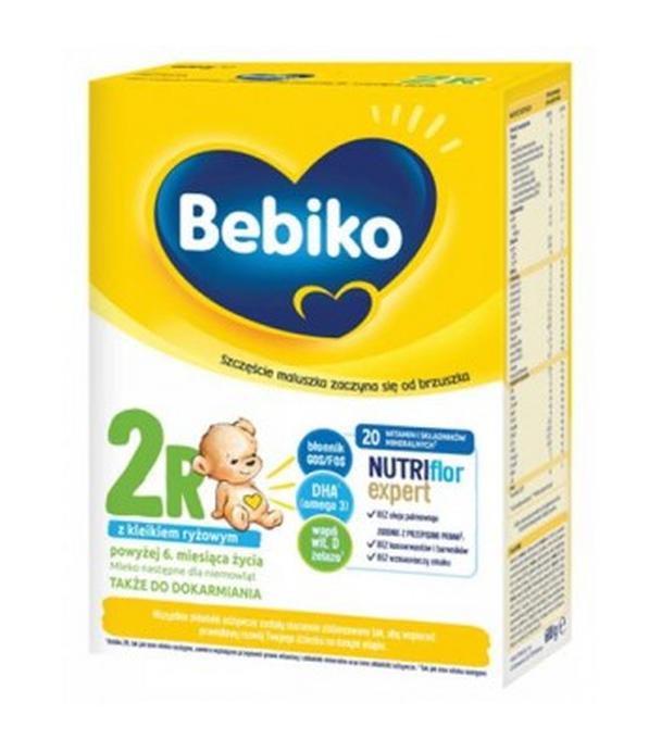Bebiko 2R Nutriflor Expert Mleko następne z kleikiem ryżowym dla niemowląt powyżej 6. miesiąca życia, 600 g - ważny do 2025-09-22