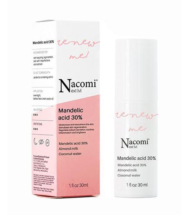 Nacomi Next Level Kwas Migdałowy 30%, 30 ml, cena, opinie, skład