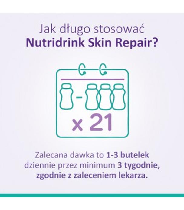 NUTRIDRINK SKIN REPAIR Truskawka, dawny Cubitan, 4 x 200 ml