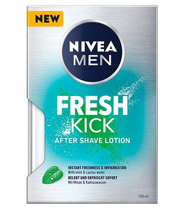 Nivea Men Fresh Kick Woda po goleniu - 100 ml - cena, opinie, stosowanie