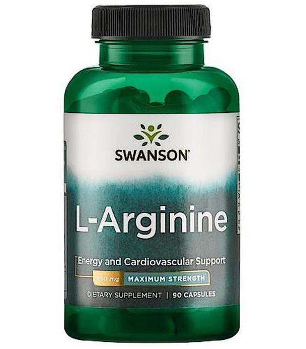 SWANSON L-Arginina Forte 850 mg - 90 kaps.
