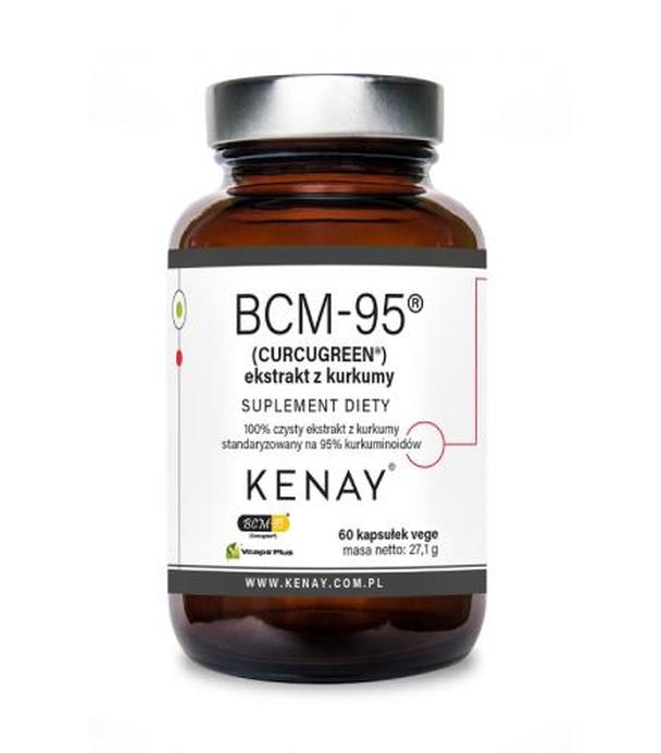Kenay, BCM-95 (Curcugreen) ekstrakt z kurkumy, kapsułki, 60 sztuk