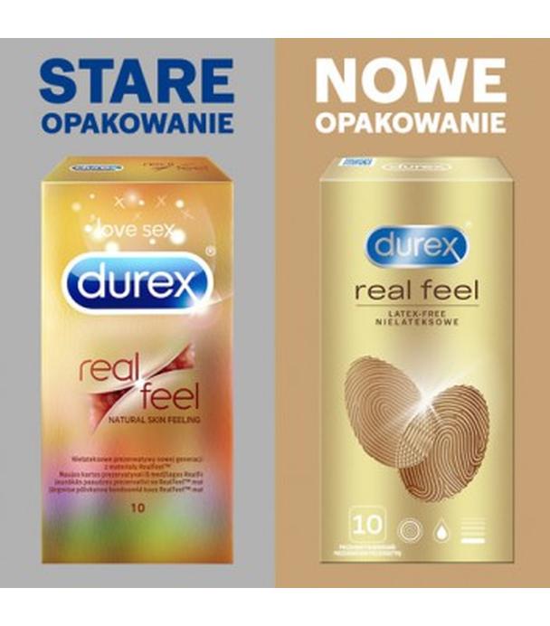 DUREX REAL FEEL Prezerwatywy bez lateksu - 10 szt. - prawdziwe doznania - cena, opinie, stosowanie
