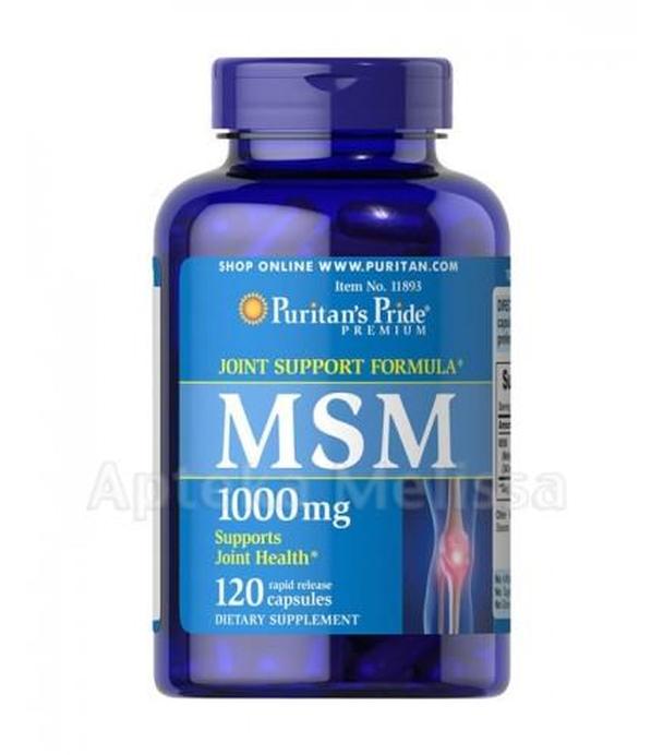 PURITAN'S PRIDE MSM 1000 mg - 120 kaps.