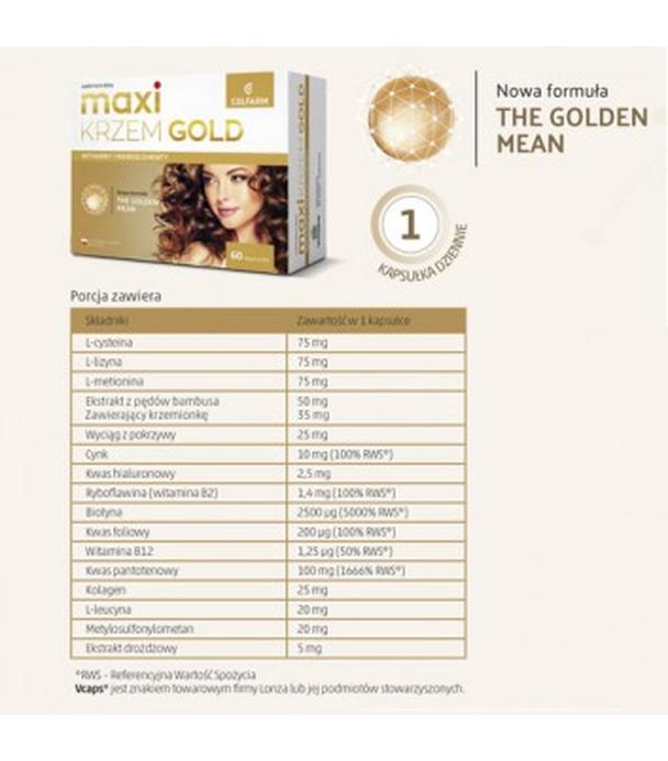 Maxi Krzem Gold, 60 kaps.