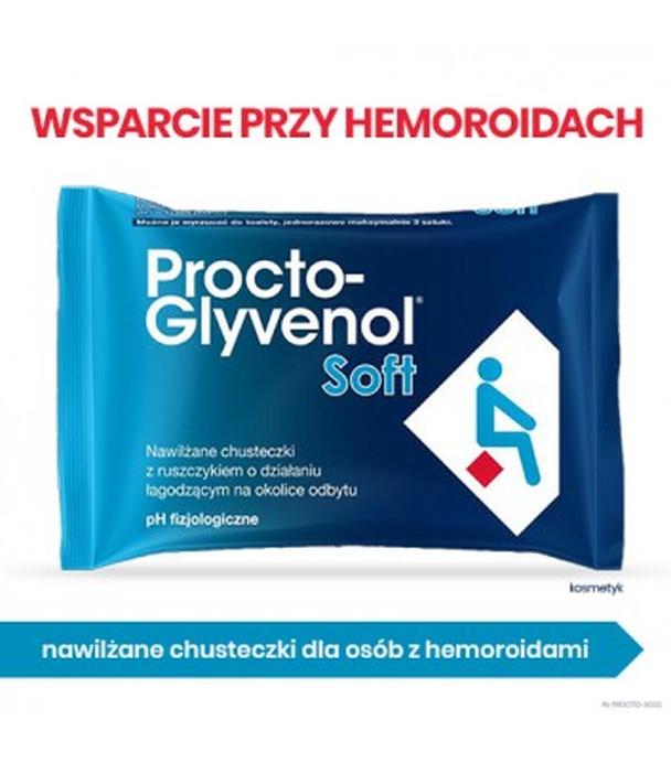 PROCTO-GLYVENOL SOFT Nawilżane chusteczki - 30 szt.