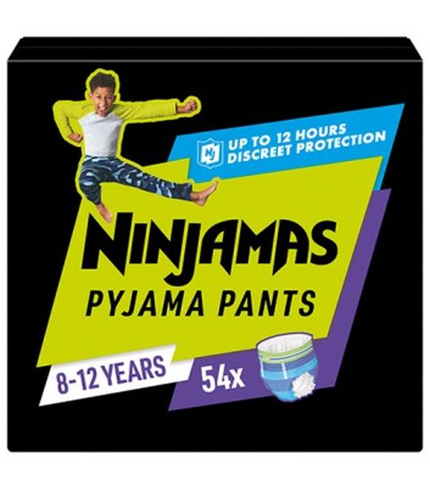 Pampers Ninjamas Chłopiec Pieluchomajtki 8-12 lat, 54 sztuki