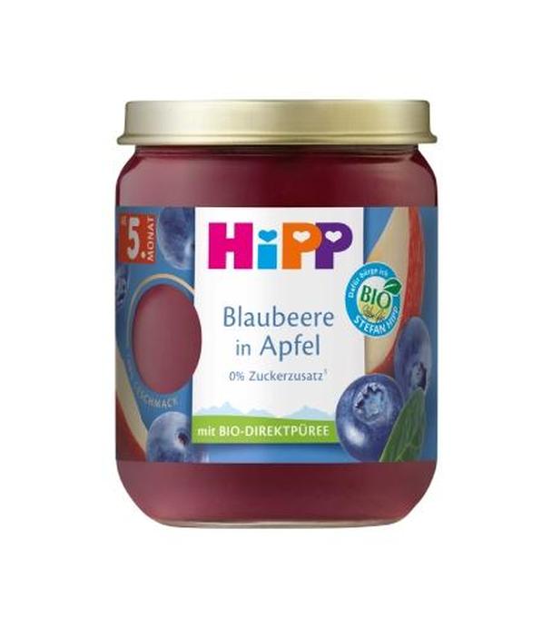 HiPP BIO Jabłka z jagodami po 5. miesiącu, 160 g - ważny do 2025-08-31