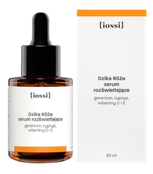 Iossi Dzika Róża Serum rozświetlające Geranium, cyprys, witaminy C i E, 30 ml