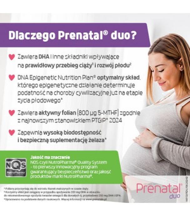 Prenatal Duo, 30 kapsułek Classic + 60 kapsułek DHA