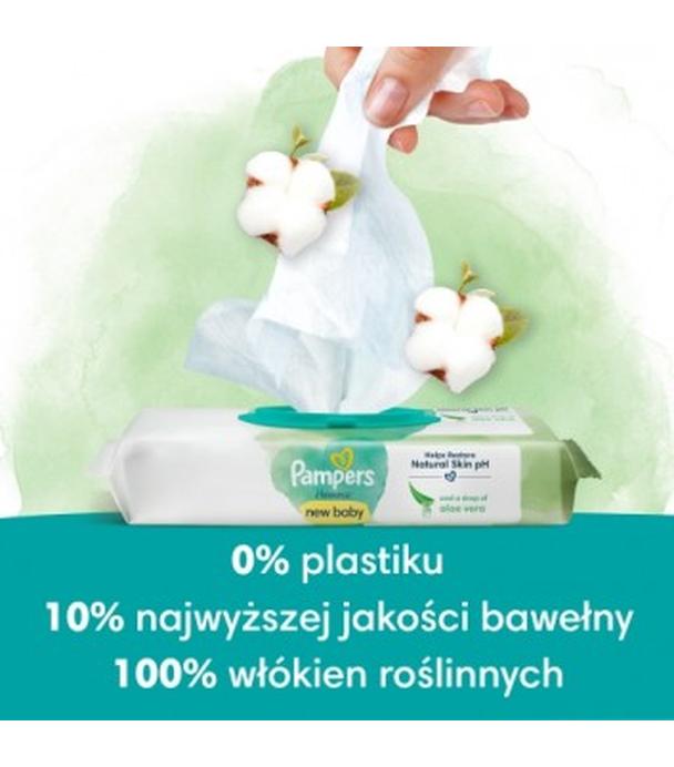 Pampers Harmonie New Baby Chusteczki nawilżane dla dzieci, 4 x 46 sztuk