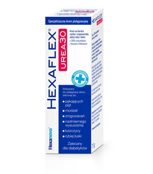 Hexaflex Urea 30 Krem na bardzo suchą i zrogowaciałą skórę stóp i łokci - 75 g - cena, opinie, właściwości