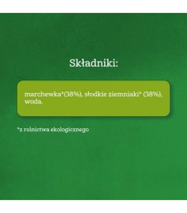 GERBER ORGANIC Marchewka Słodki ziemniak po 4 miesiącu - 125 g