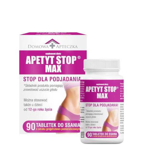 DOMOWA APTECZKA Apetyt Stop Max tabletki do ssania, 90 sztuk