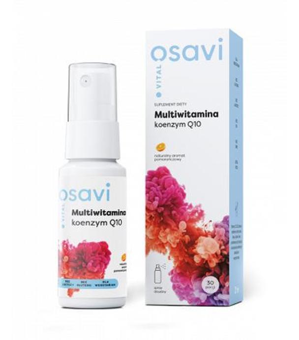 Osavi Multiwitamina Koenzym Q10 Spray doustny pomarańcza, 25 ml, cena, opinie, właściwości