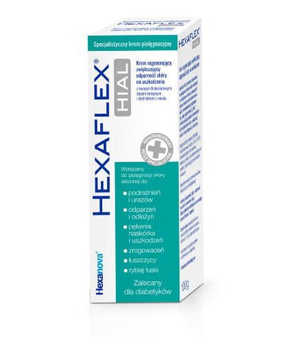 Hexaflex Hial krem regenerujący zwiększający odporność skóry na uszkodzenia - 100 g - cena, opinie, właściwości