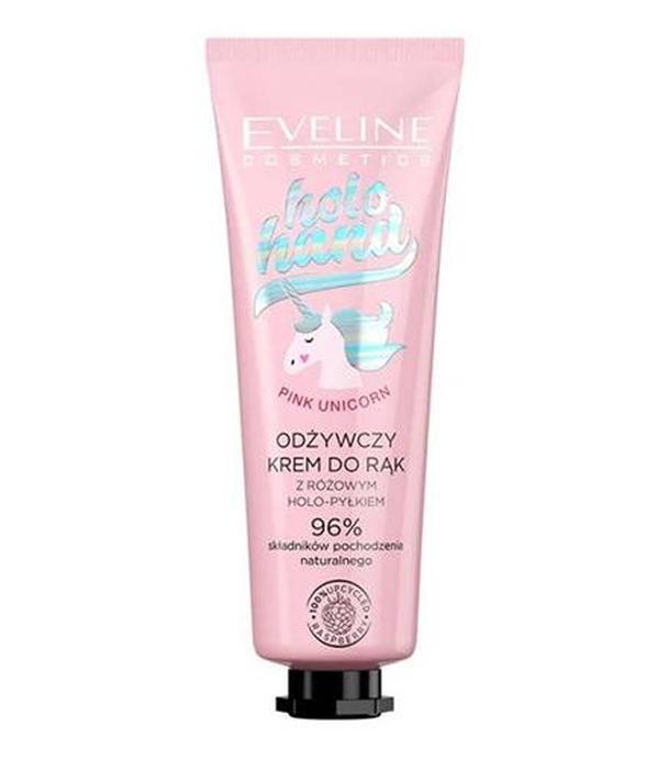 Eveline Cosmetics Holo Hand Pink Unicorn Odżywczy krem do rąk, 50 ml, cena, opinie, skład - ważny do 2025-01-15