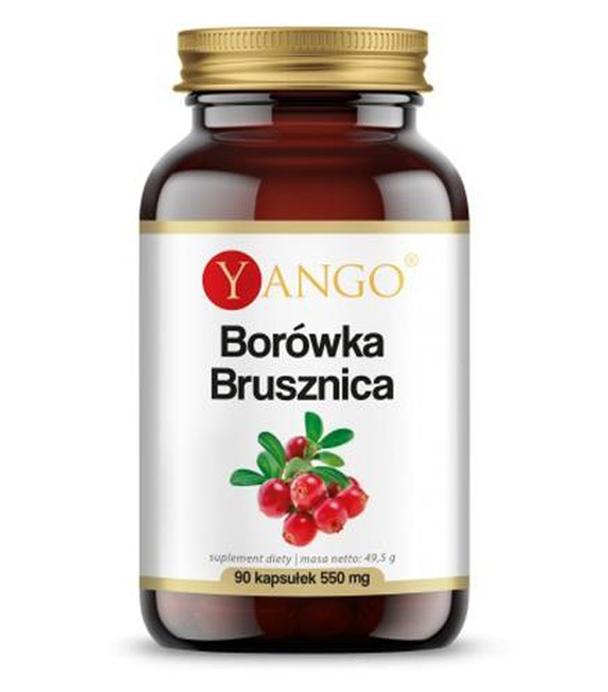 Yango Borówka Brusznica - 90 kaps. - cena, opinie, wskazania - ważny do 2024-07-31