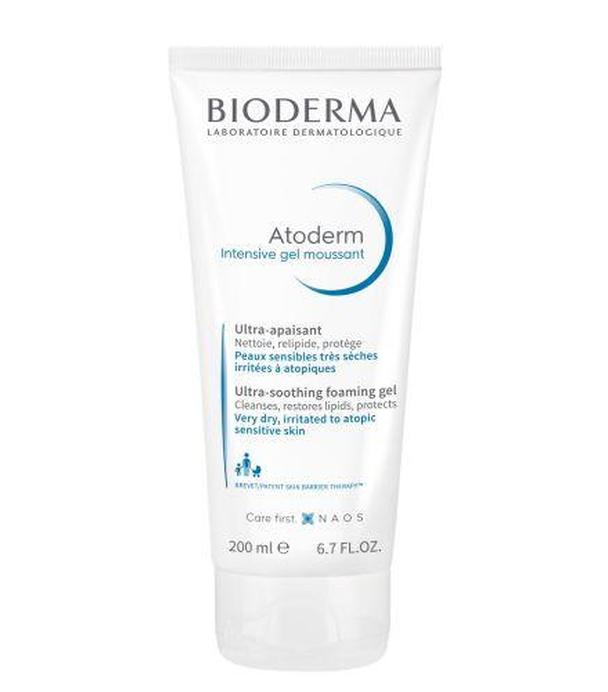 BIODERMA ATODERM INTENSIVE Żel oczyszczający i natłuszczający - 200 ml - ważny do 2025-10-31