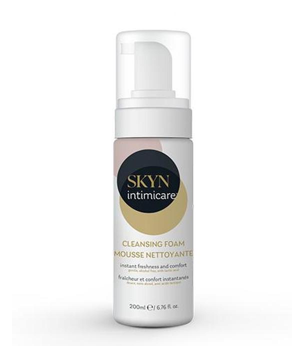 Unimil Skyn Intimicare 3w1 Cleansing Foam Pianka oczyszczająca dla kobiet, 200 ml - ważny do 2025-10-31