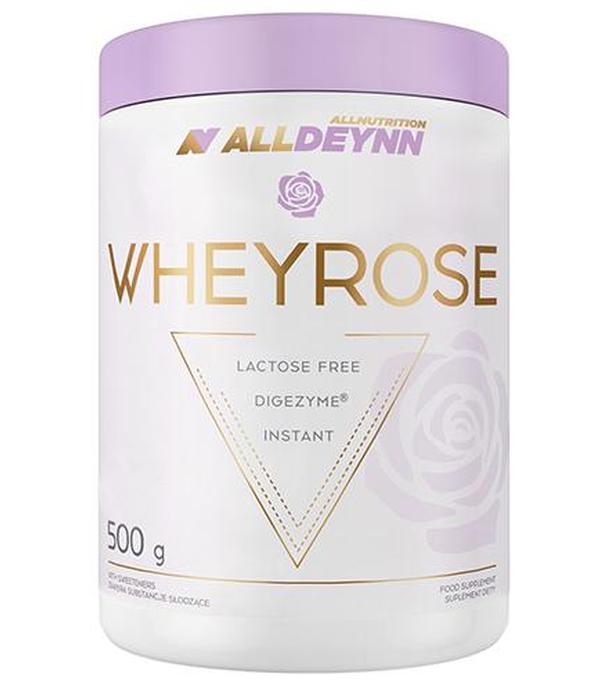 Allnutrition Alldeynn WheyRose white chocalate raspberry - 500 g - cena, opinie, właściwości