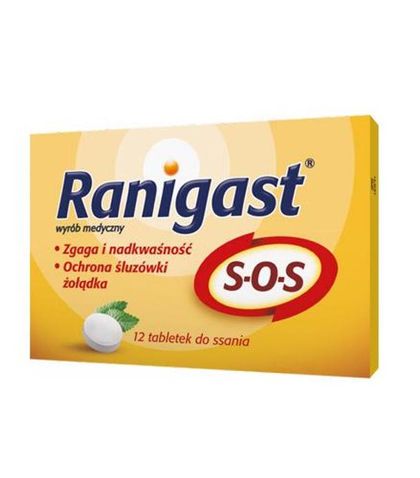 Ranigast S-O-S, 12 tabletek