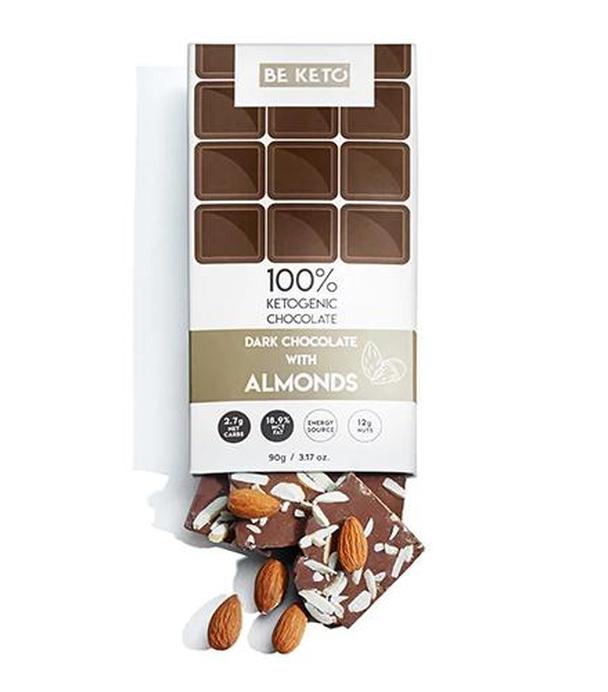 BeKeto KETO Chocolate Almond, 90 g, cena, wskazania, składniki
