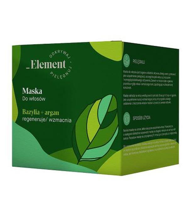 VIS PLANTIS BASIL ELEMENT Maska wzmacniająca włosy - 200 ml