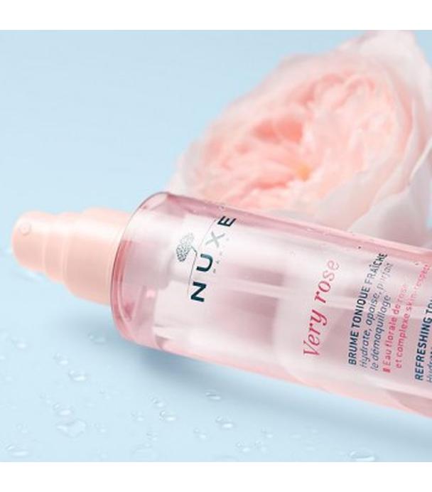 Nuxe Very Rose Tonizująca mgiełka do twarzy, 200 ml, cena, opinie, właściwości