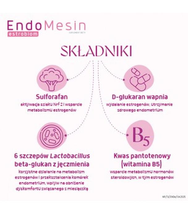 EndoMesin Estrobiom, kapsułki, 60 sztuk